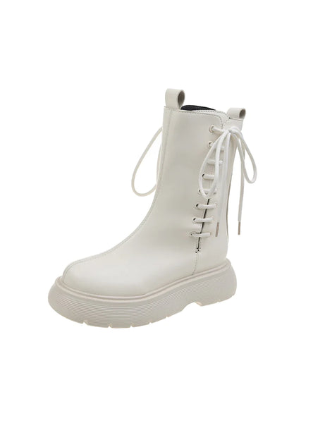 WOMEN LACE UP FASHION BOOTIES