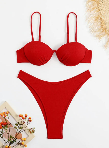 SEXY RED SWIMSUIT BIKINI