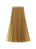 ELASTIC WAIST PLEATED SKIRT