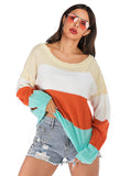 LOOSE ROUND NECK LONG SLEEVE SWEATER