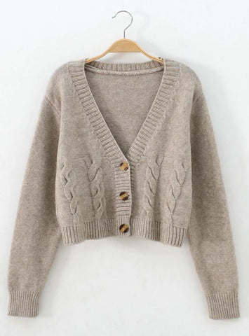 HIGH WAIST SOLID COLOR SWEATER WOMEN SMALL SWETER
