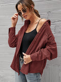 FASHION LOOSE LAPEL POCKET SHIRT