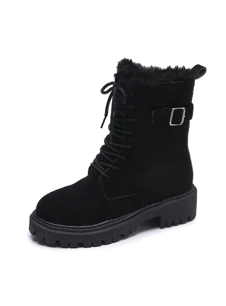 THICK BELT BUCKLE BOTTOM MARTIN BOOTS