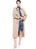 WOMAN CLASSIC DOUBLE BREASTED TRENCH COAT