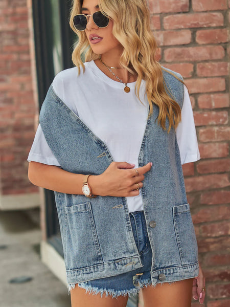 WOMEN COWBOY SLEEVELESS VEST