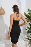 HOT DRILLING SLING PLEATED DRESS
