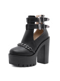 RIVET THICK-SOLED WATERPROOF WOMEN'S SHOES