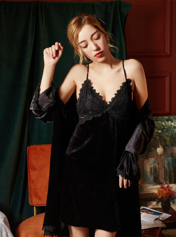 SLING PAJAMAS LACE NIGHTDRESSES HOME CLOTHES