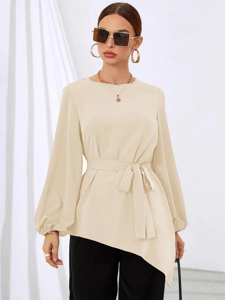 IRREGULAR LONG SLEEVE LADIES' SHIRT
