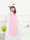 PINK UNICORN COSTUME PAJAMAS 