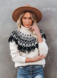 RETRO TASSEL TURTLE NECK SWEATER