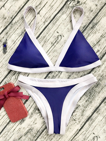 Two Tone Padded Swimsuit