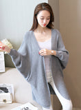 Batwing Sleeve Long Cardigan Sweaters Women 