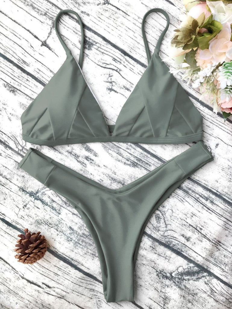 Soft Padded Cami Shell Bikini Set – Ncocon