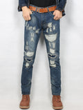 Men's Jeans Hole Straight Vogue 