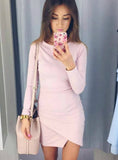 Sexy Slim Fit Irregular Mini Dress Bandage Bodycon 