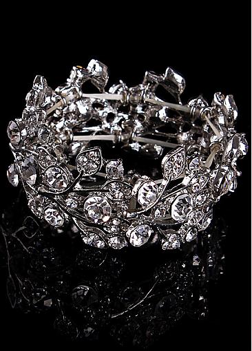 Modern Bracelets With Rhinestones Marvelous Alloy 