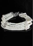 Popular Bracelets With Rhinestones & Pearls Captivating Alloy 