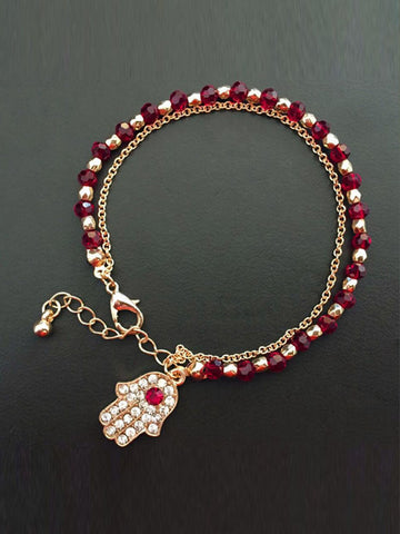 Beatiful Hamesh Hand Pendant Bracelet