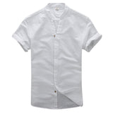 V Neck Dress Shirts for Men Linen Vintage Casual 