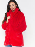 Women Medium Long Fur Coat With Velvety Rabbit Fur