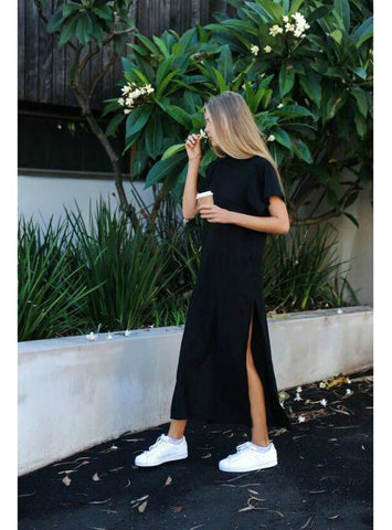 Maxi T Shirt Dress Women Summer Beach Sexy 