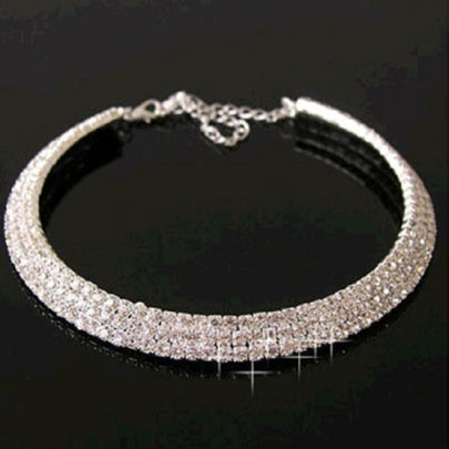  Fashion Gorgeous Diamond-Shaped Necklace