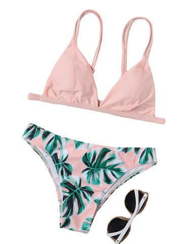 High Cut Leaf Bikini