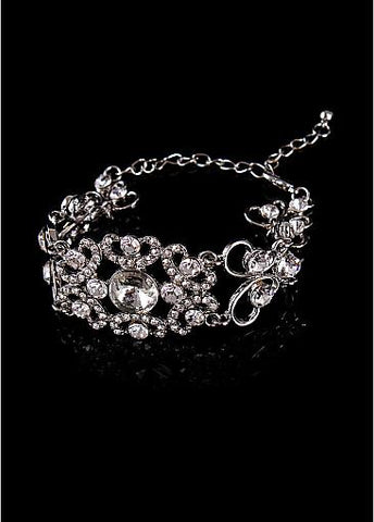 Bracelets With Rhinestones Chic Alloy 