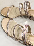 Stunning 2 Ways Wear Crystal Slippers