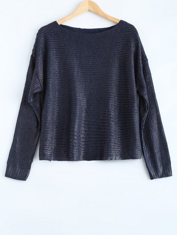 Delicate Paint Slouchy Sweater