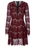 Princess Long Sleeve Criss Cross Dress