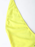 Lemon Straps Drop Armhole Swimsuit