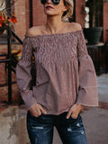 Gorgeous Off-the-shoulder Puff Sleeves Blouses&Shirts Top