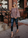 Gorgeous Off-the-shoulder Puff Sleeves Blouses&Shirts Top