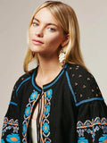 Delicate Bohemia Puff Sleeves Outwear Tops