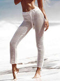 Elegant Knitting Beach Casual Pants