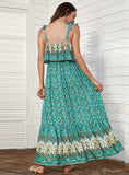 WOMEN PRINT LONG DRESS