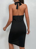 SEXY BACK-SLUNG SLING DRESS