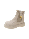 PILE-PADDED COTTON SHOES SNOW BOOTS