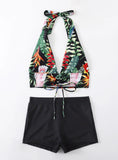 LEAF PRINTED SWIMSUIT BIKINI