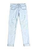BEGGAR'S LOW WAIST HEMMED JEANS
