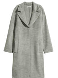 COAT OFFICE LADIES TURN-DOWN COLLAR COVERED