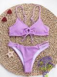 SEXY SOLID COLOR BIKINI