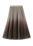 PLEATED HIGH WAIST GAUZE FAIRY SKIRT