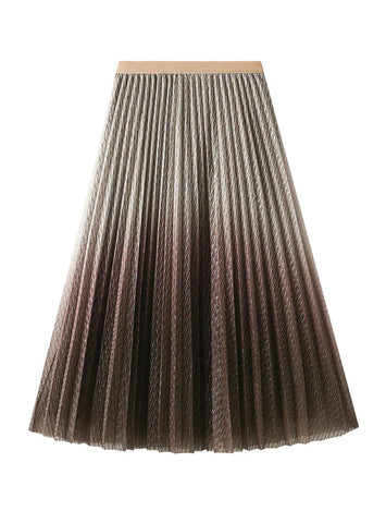 PLEATED HIGH WAIST GAUZE FAIRY SKIRT