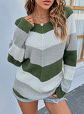 TURTLENECK COLOR MATCHING SWEATER