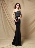MERMAID STRAPLESS BEADING PARTY DRESS