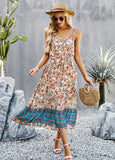 BOHEMIAN HOLIDAY STYLE SPLIT DRESS
