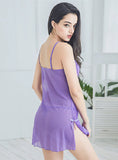LACE PAJAMAS UNDERWEAR THREE-PIECE SET